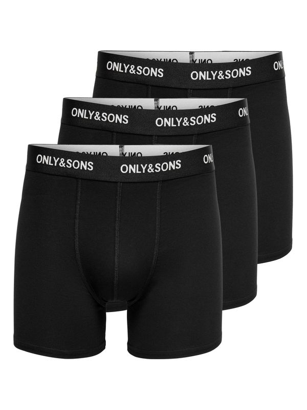 Only & Sons Only & Sons Boksarice 'FITZ'  črna / bela