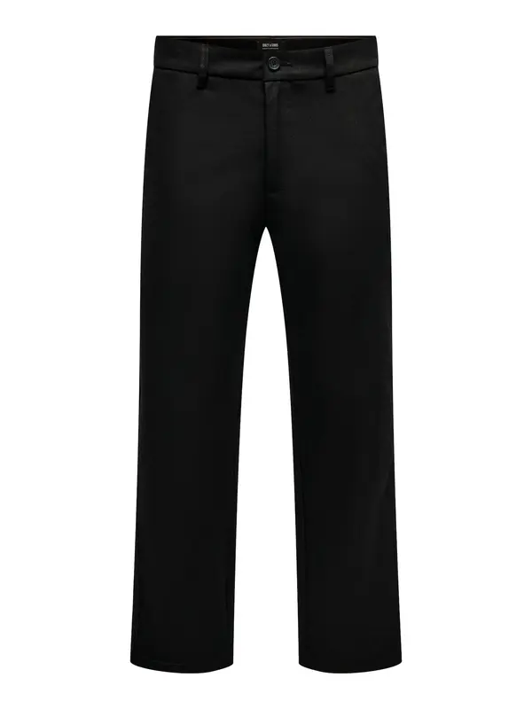 Only & Sons Only & Sons Chino hlače 'Edge'  črna