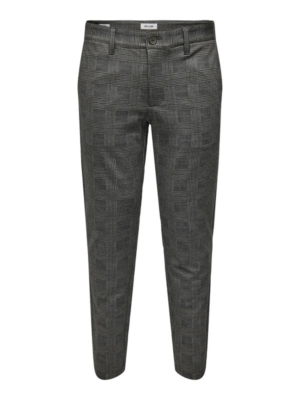 Only & Sons Only & Sons Chino hlače 'MARK'  siva / temno siva