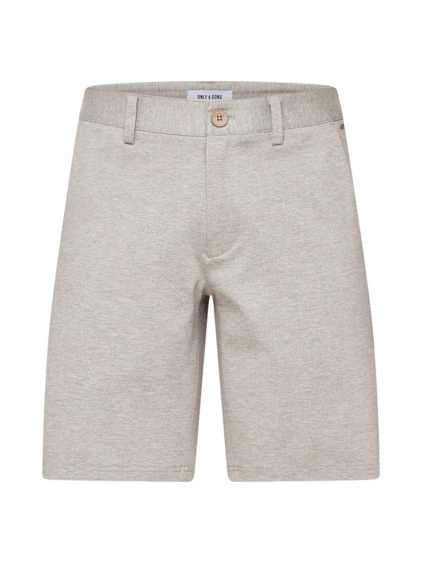 Only & Sons Only & Sons Chino hlače 'MARK'  temno bež / siva