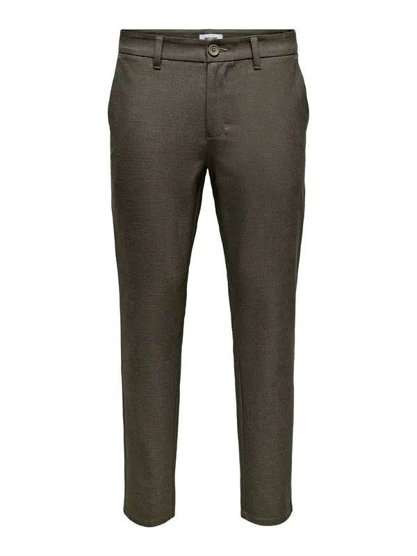 Only & Sons Only & Sons Chino hlače 'ONSBRAD'  temno rjava