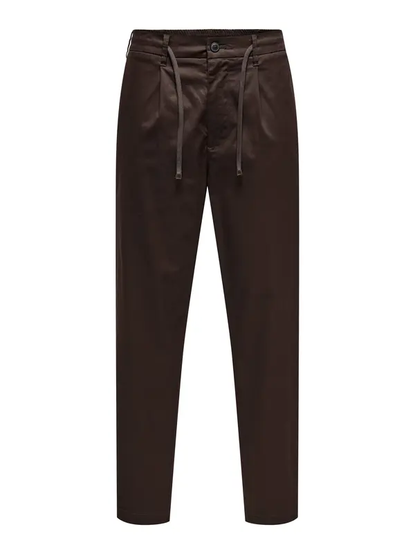 Only & Sons Only & Sons Chino hlače 'ONSCOIL'  temno rjava