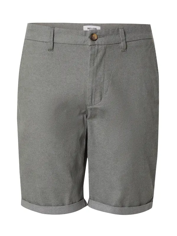 Only & Sons Only & Sons Chino hlače 'ONSPeter'  siva / bela