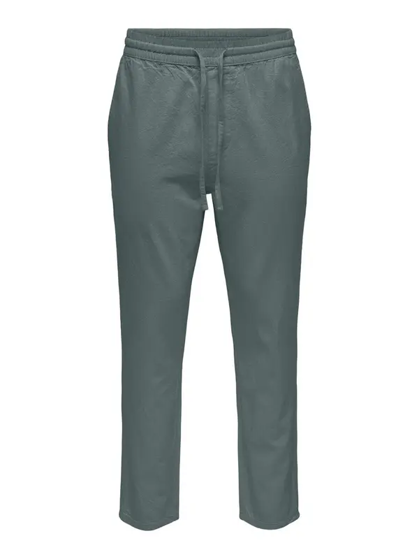 Only & Sons Only & Sons Hlače 'Live Crop'  temno zelena