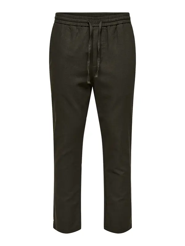 Only & Sons Only & Sons Hlače 'ONSLINUS'  temno rjava
