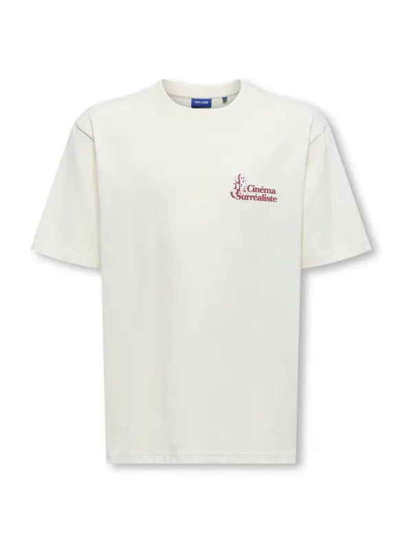 Only & Sons Junior Only & Sons Junior Majica 'OSJFREDO'  pastelno zelena / vinsko rdeča