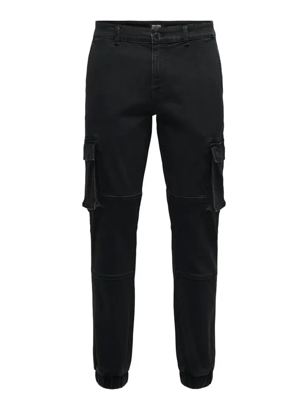 Only & Sons Only & Sons Kargo kavbojke 'ONSCam'  črn denim