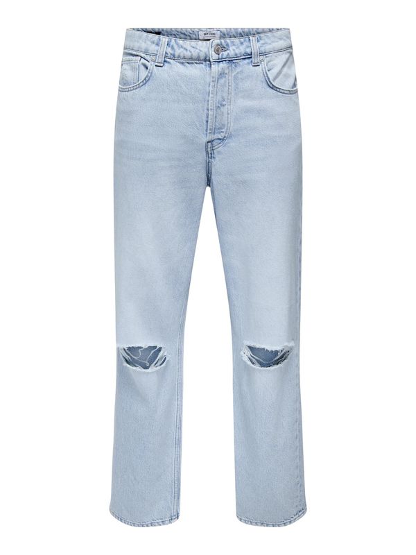 Only & Sons Only & Sons Kavbojke 'FIVE'  črn denim