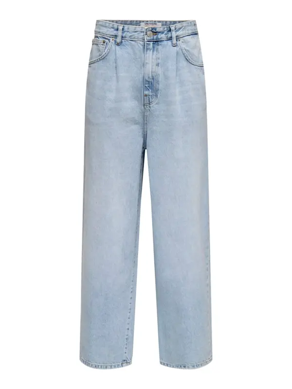 Only & Sons Only & Sons Kavbojke 'ONSCARL'  svetlo modra / rjava