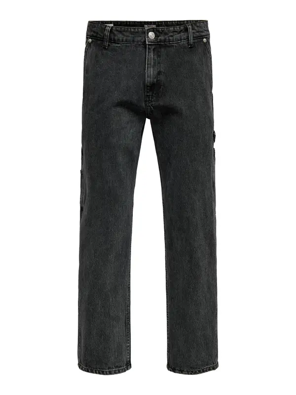 Only & Sons Only & Sons Kavbojke 'ONSEdge'  črn denim