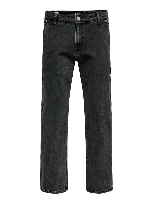 Only & Sons Only & Sons Kavbojke 'ONSEDGE'  črn denim