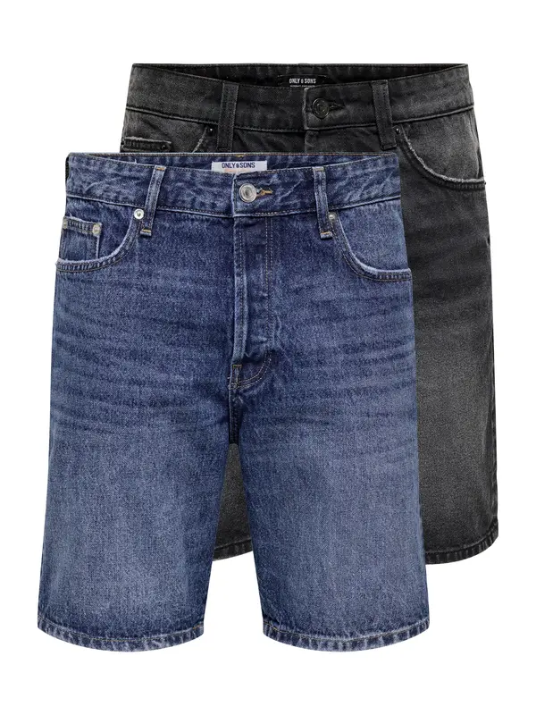 Only & Sons Only & Sons Kavbojke 'ONSEDGE'  moder denim / črna