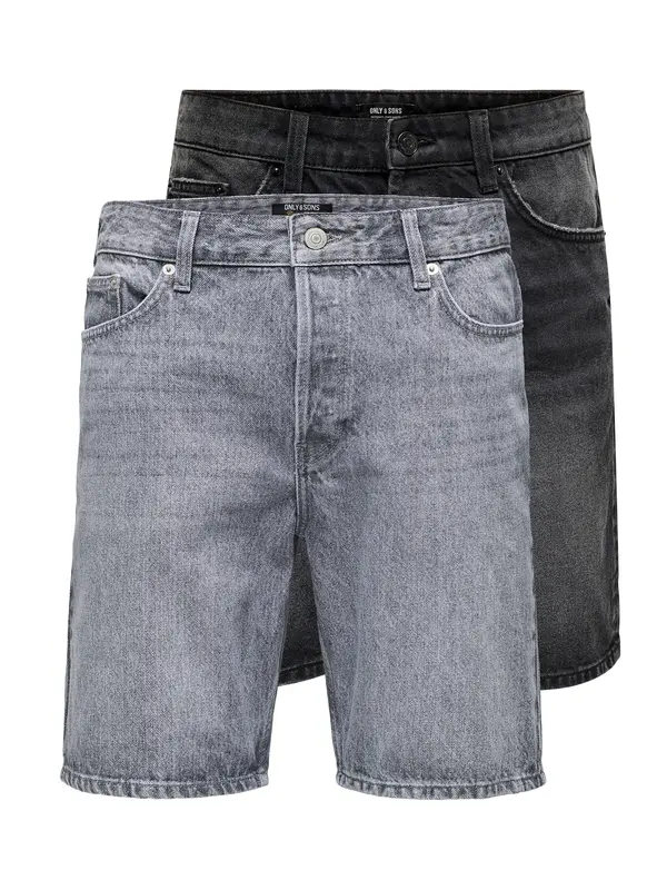 Only & Sons Only & Sons Kavbojke 'ONSEDGE'  siv denim / črna