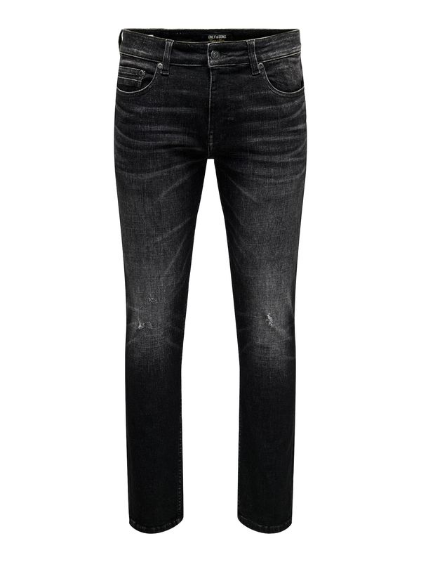 Only & Sons Only & Sons Kavbojke 'ONSLOOM'  črn denim