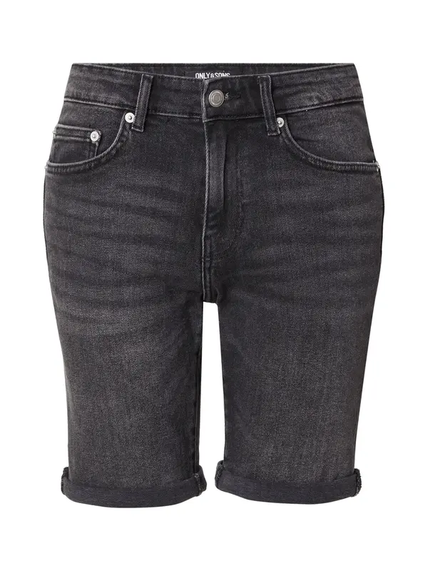 Only & Sons Only & Sons Kavbojke 'Ply Life'  črn denim