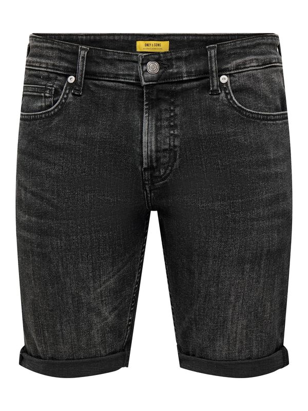 Only & Sons Only & Sons Kavbojke 'Ply Life'  črn denim