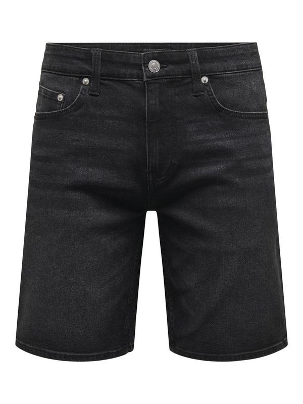 Only & Sons Only & Sons Kavbojke 'WEFT'  črn denim