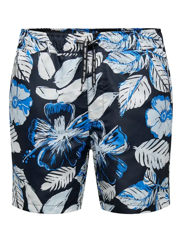 Only & Sons Only & Sons Kratke kopalne hlače 'ONSThor'  modra / marine / bela