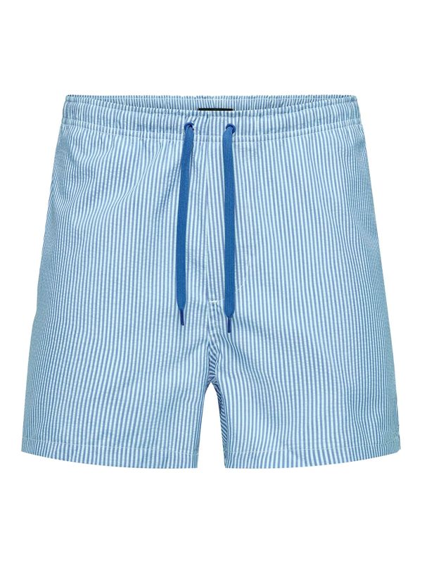Only & Sons Only & Sons Kratke kopalne hlače 'TED'  modra / svetlo modra