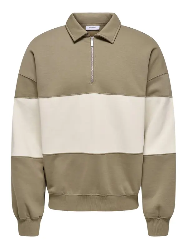 Only & Sons Only & Sons Majica 'Byron'  kremna / oliva