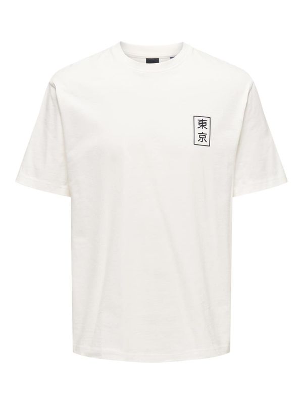 Only & Sons Only & Sons Majica 'KACE'  modra / roza / črna / bela