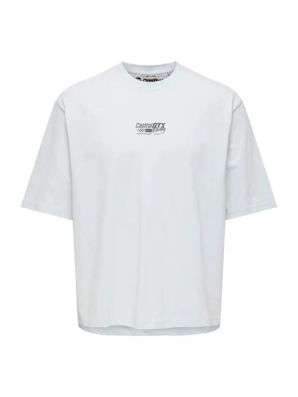 Only & Sons Only & Sons Majica 'ONSCASTROL'  pastelno modra / siva / antracit