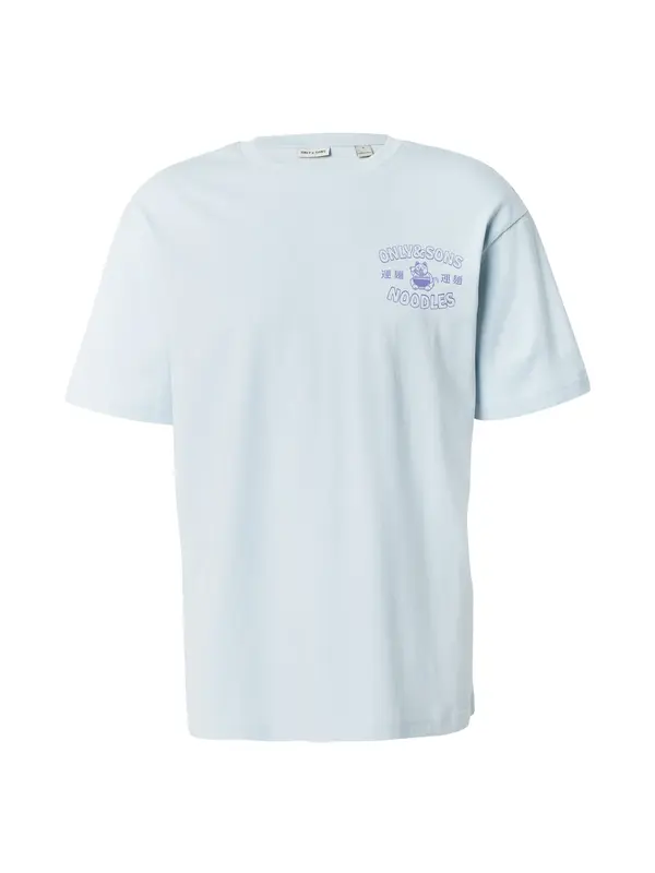 Only & Sons Only & Sons Majica 'ONSCATISFACTION'  modra / pastelno modra