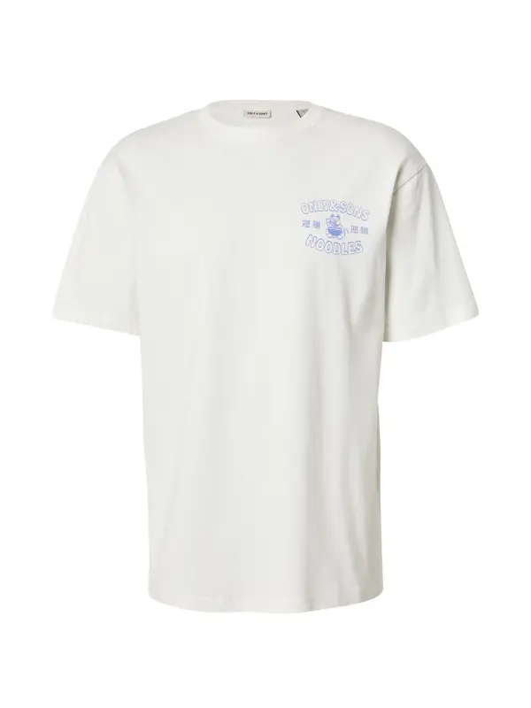 Only & Sons Only & Sons Majica 'ONSCATISFACTION'  temno modra / bela
