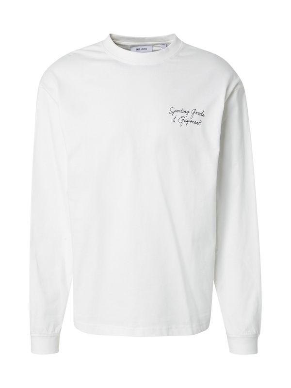 Only & Sons Only & Sons Majica 'ONSDERRIL'  svetlo siva / črna / bela