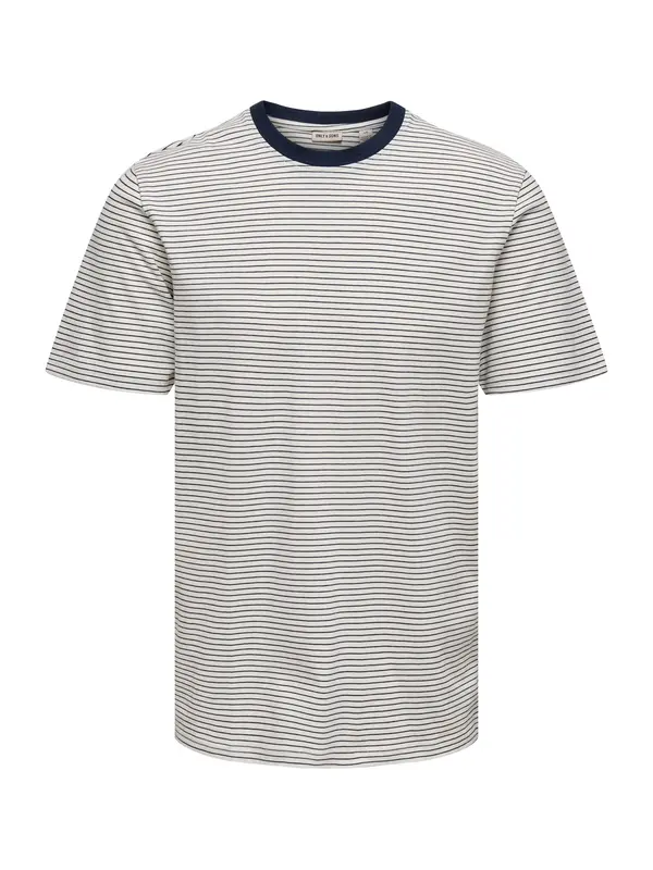 Only & Sons Only & Sons Majica 'ONSFRED'  kremna / temno modra