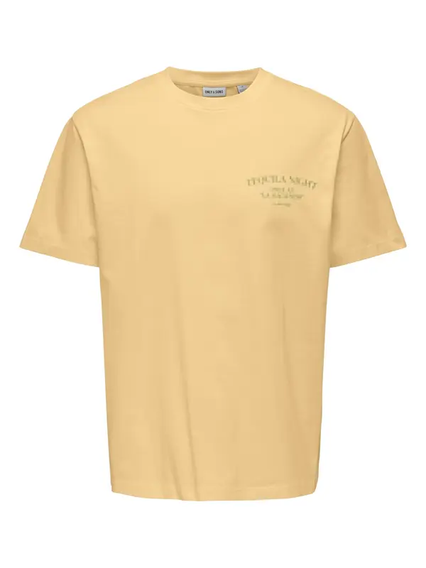 Only & Sons Only & Sons Majica 'ONSFred Life RLX'  rumena / mešane barve