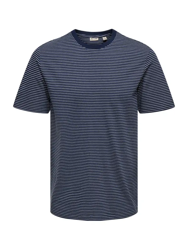 Only & Sons Only & Sons Majica 'ONSFred'  mornarska / bela