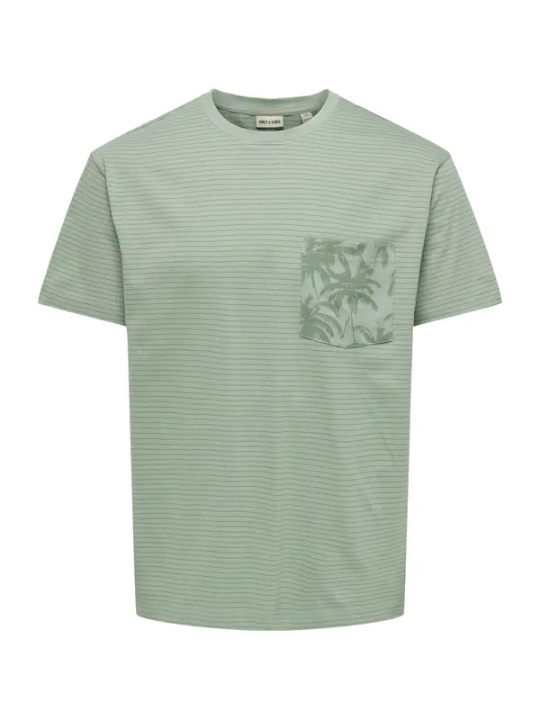 Only & Sons Only & Sons Majica 'ONSFRED'  zelena / pastelno zelena