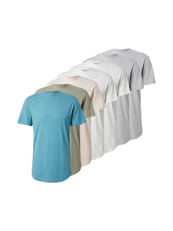 Only & Sons Only & Sons Majica 'ONSJEFF'  azur / svetlo siva / kaki / roza / bela