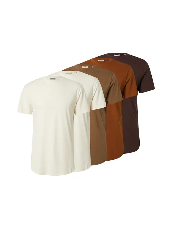 Only & Sons Only & Sons Majica 'ONSJEFF'  rjava / konjak / svetlo rjava / temno rjava