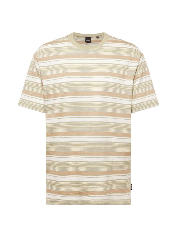 Only & Sons Only & Sons Majica 'ONSMANIK'  svetlo rjava / kaki / bela