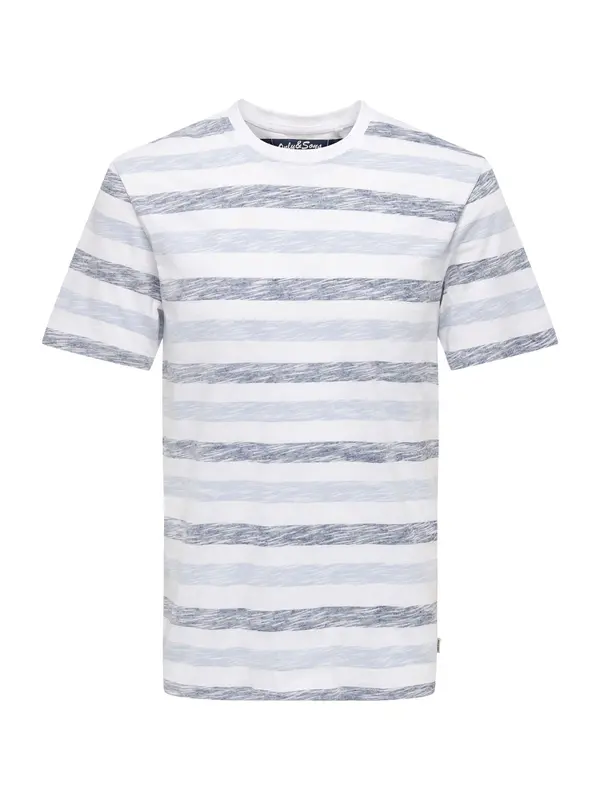 Only & Sons Only & Sons Majica 'ONSMATHI'  mornarska / opal / bela