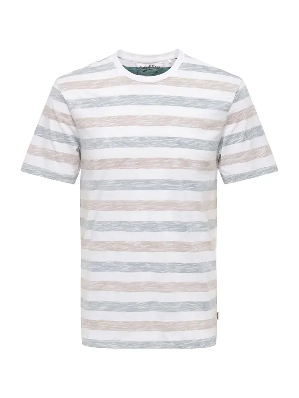 Only & Sons Only & Sons Majica 'ONSMATHI'  rjava / petrol / bela