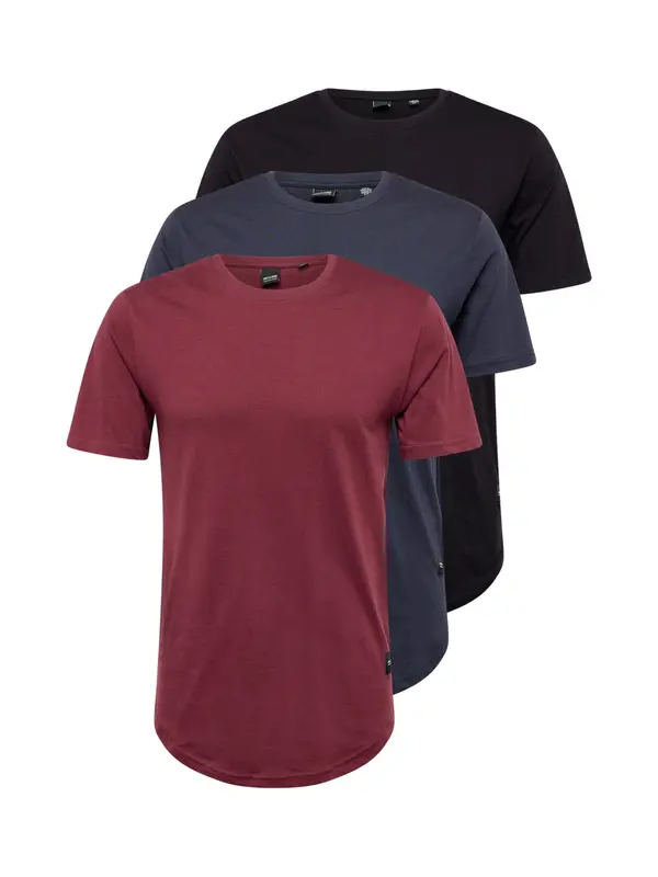 Only & Sons Only & Sons Majica 'ONSMatt'  marine / burgund / črna