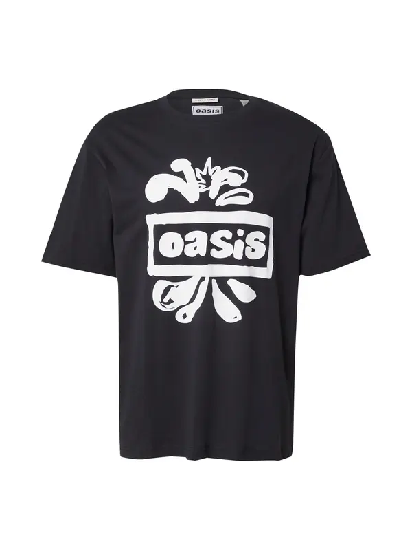 Only & Sons Only & Sons Majica 'ONSOASIS'  črna / bela