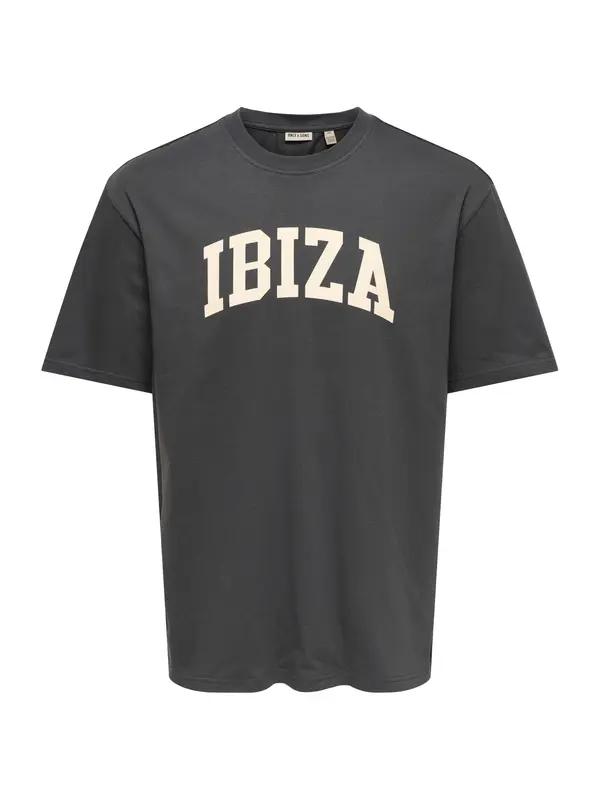 Only & Sons Only & Sons Majica 'ONSRICO ISLAND'  kremna / antracit