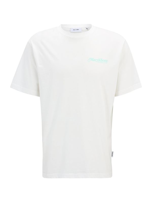 Only & Sons Only & Sons Majica  svetlo zelena / bela