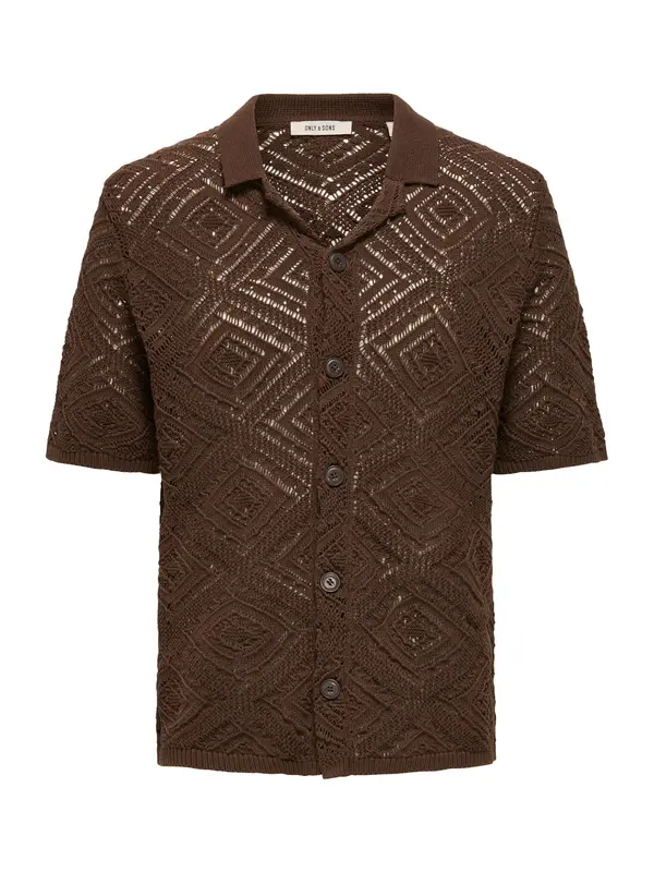Only & Sons Only & Sons Pletena jopa 'ONSKolmar'  temno rjava