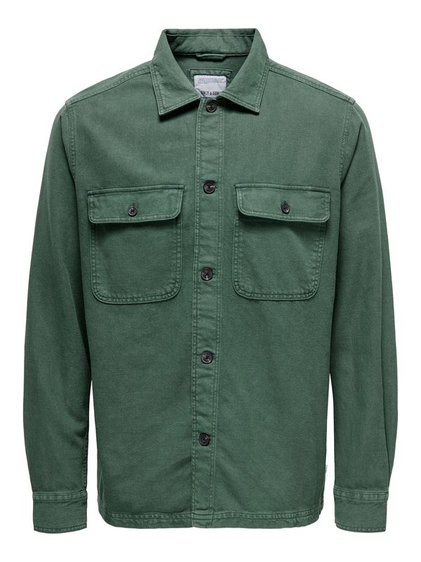 Only & Sons Only & Sons Poslovna srajca 'ONSOLIVER'  smaragd