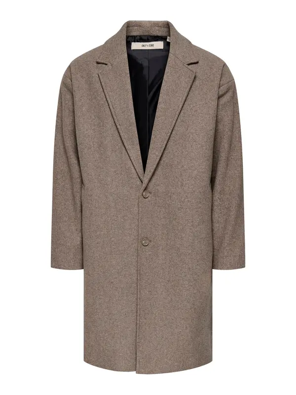 Only & Sons Only & Sons Prehoden plašč 'ONSWORF'  mokka