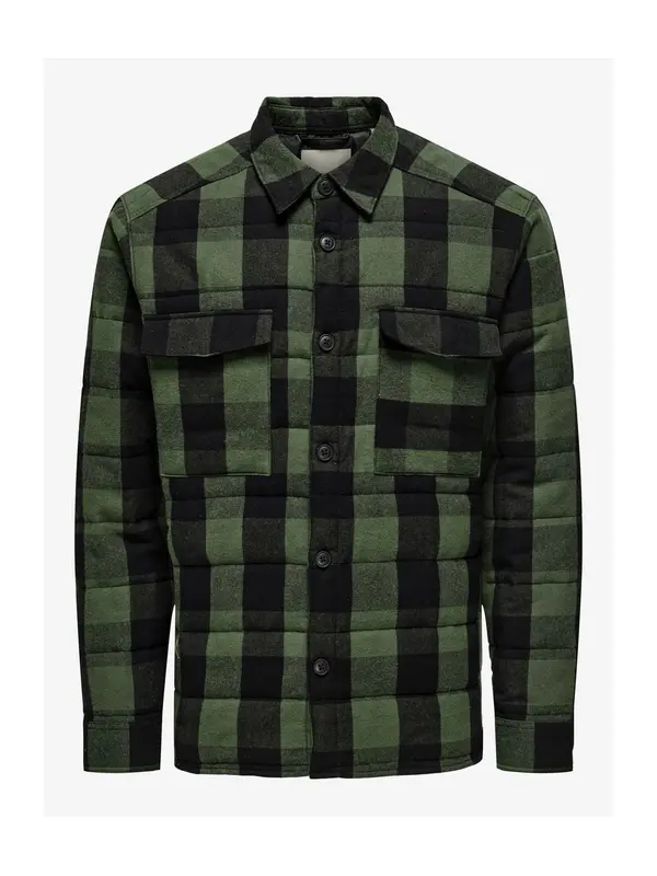 Only & Sons Only & Sons Prehodna jakna 'ONSGudmund'  jelka / črna