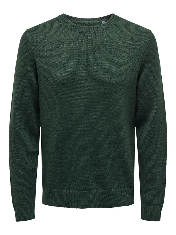Only & Sons Only & Sons Pulover 'Chris'  jelka / temno zelena