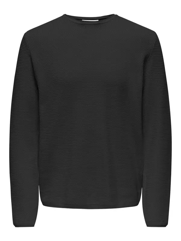 Only & Sons Only & Sons Pulover 'Eric'  črna