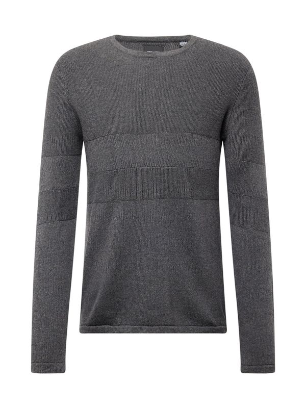 Only & Sons Only & Sons Pulover 'Niko'  temno siva