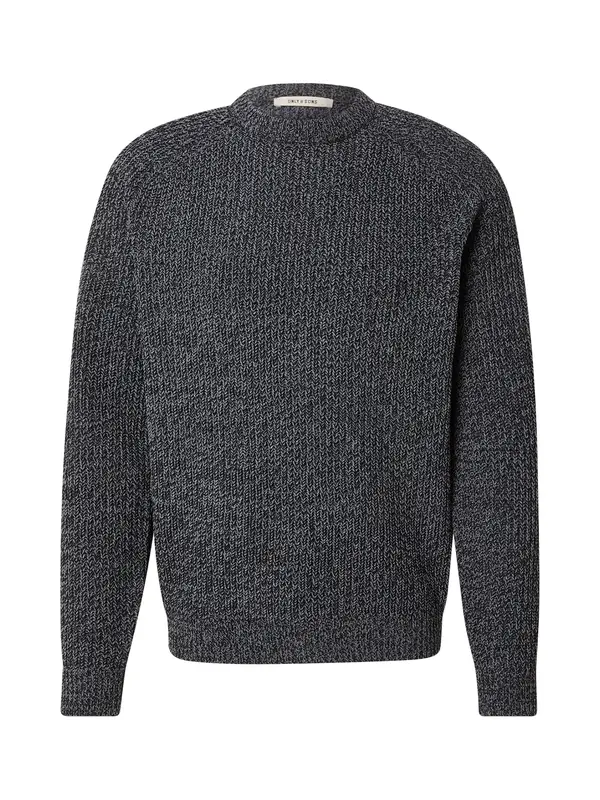 Only & Sons Only & Sons Pulover 'ONSJOIN'  pegasto črna